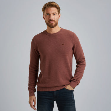 PKW2508324 8203 | Pullover mit Waffelstruktur